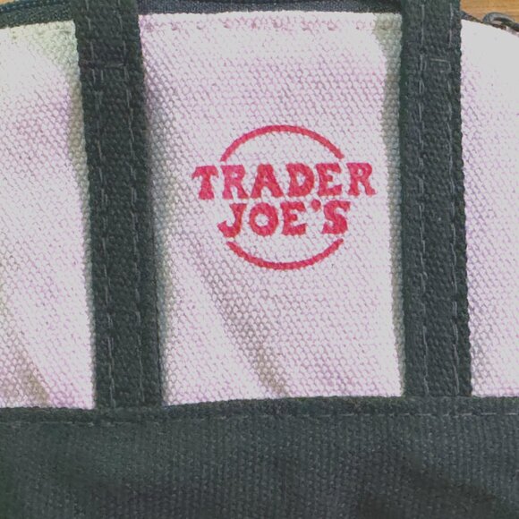 Trader Joe's Canvas Micro Tote with Grocery Bag, Green - Picture 6 of 14